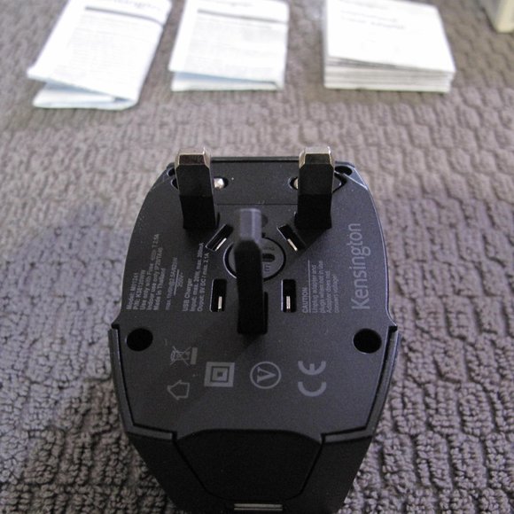 Kensington International Travel Adapter power adapter - BS 1363, NEMA 1-15, Eur - Picture 7 of 16